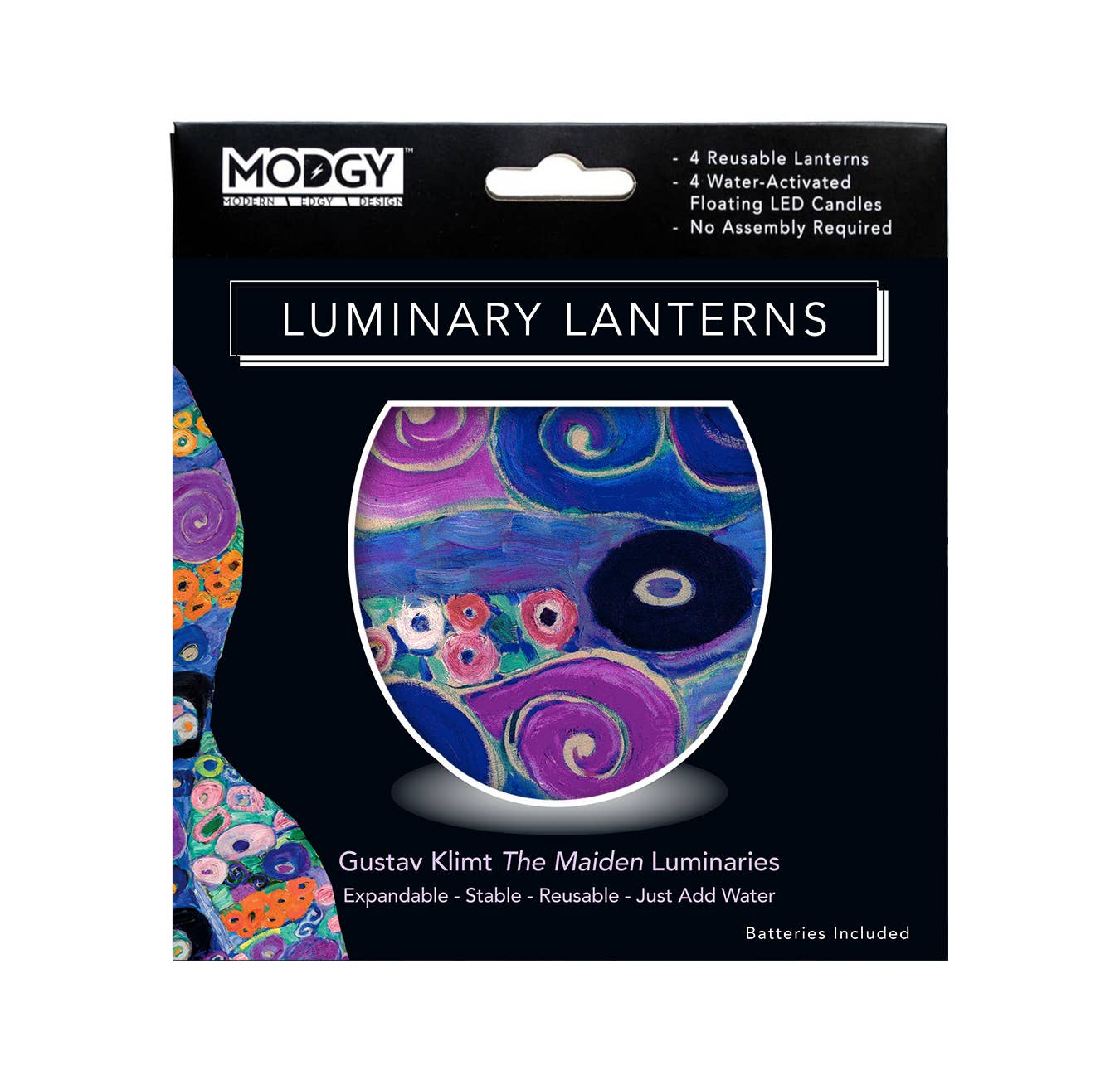 Luminary Lantern - Klimt Young Maidens