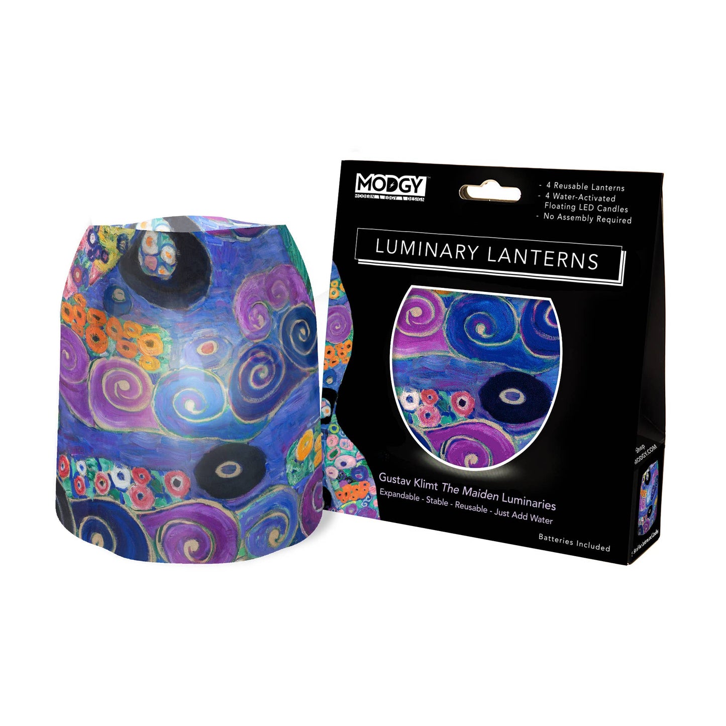 Luminary Lantern - Klimt Young Maidens